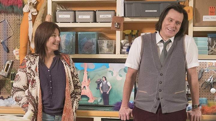 Catherine Keener and Jim Carrey in 'Kidding'