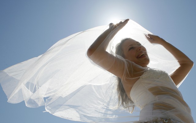 A "Parade of Brides" in Krasnoyarsk, Russia, in 2010