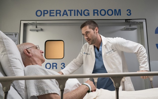 Ryan Eggold as Dr. Max Goodwin on 'New Amsterdam'