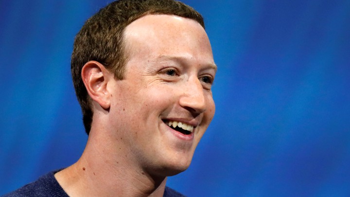 Mark Zuckerberg smiling