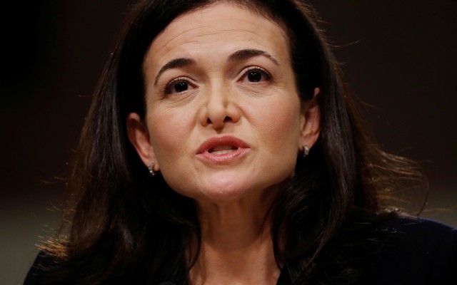 Sheryl Sandberg speaking