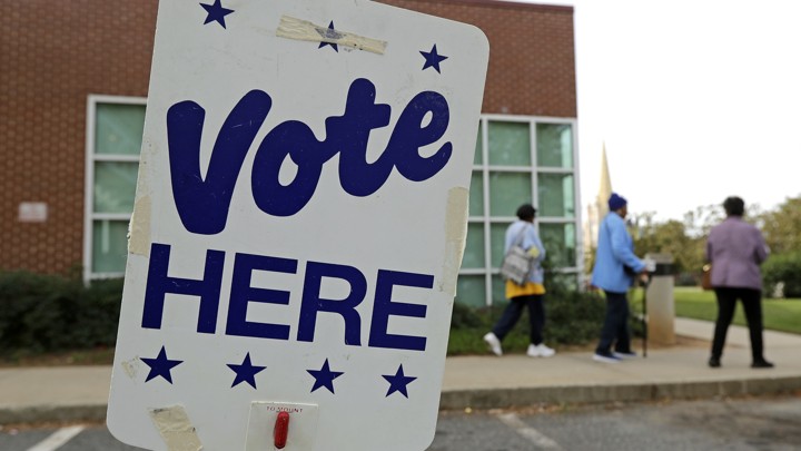 A polling place in Charlotte in October 2018