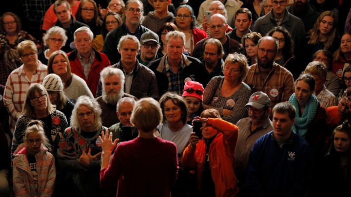 Massachusetts Senator Elizabeth Warren speaks at an event in Sioux City, Iowa, in early January.