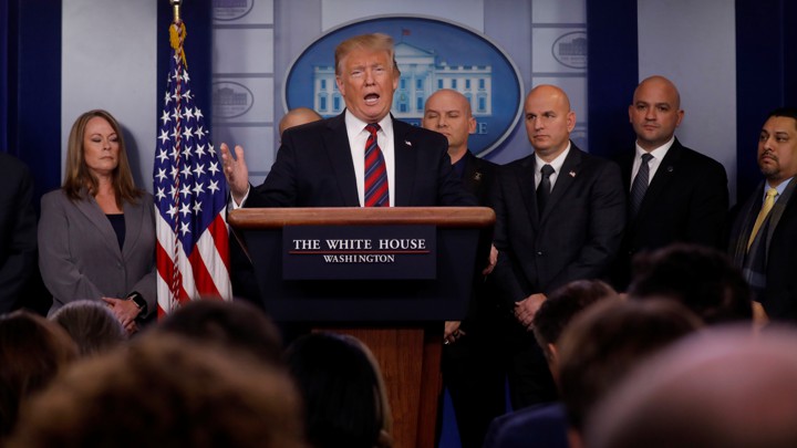 Trump S Surprise Cameo In The White House Briefing Room