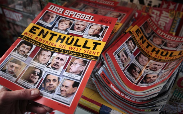 Copies of 'Der Spiegel'