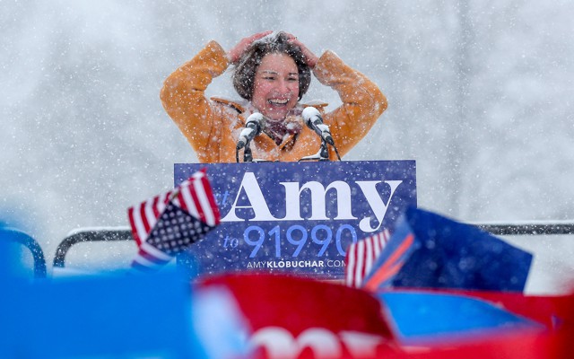 Amy Klobuchar announces her candidacy for the 2020 Democratic presidential nomination.