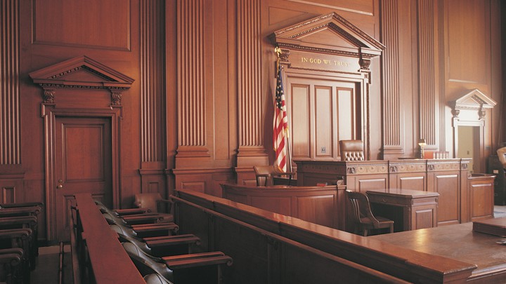 A courtroom