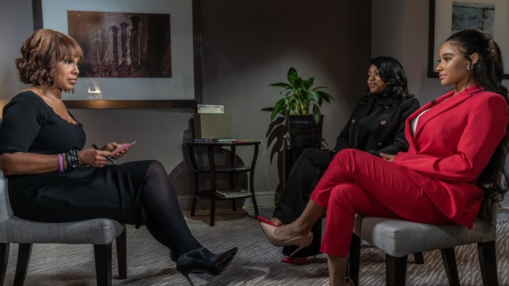 Gayle King speaks with Azriel Clary and Joycelyn Savage.