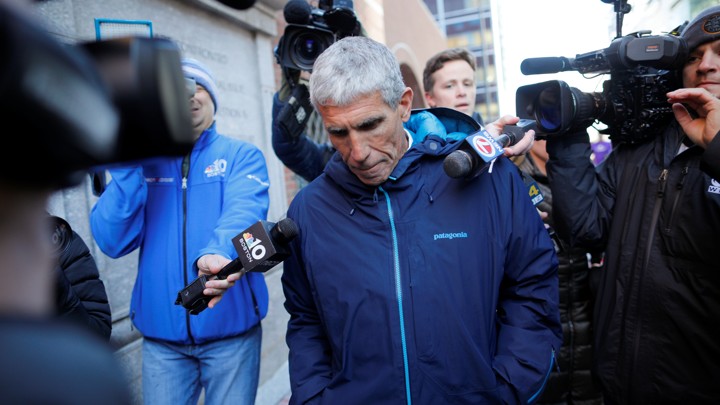 William "Rick" Singer leaves a federal courthouse on March 12, 2019.