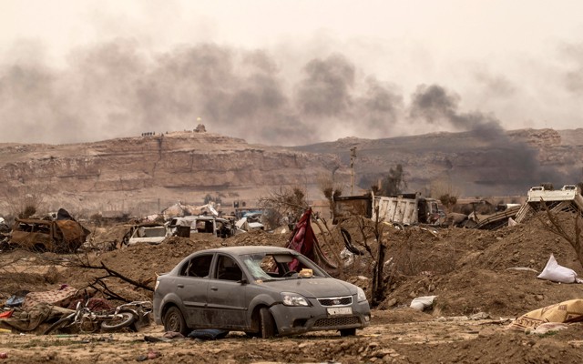 Syria's eastern Deir Ezzor province, where the author was raised, a day after the Islamic State's "caliphate" was declared defeated by the Syrian Democratic Forces