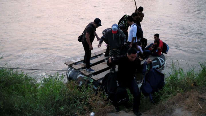 Central American migrants en route to the United States