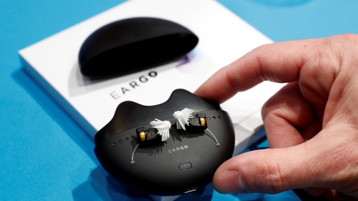 A set of modern hearing aids