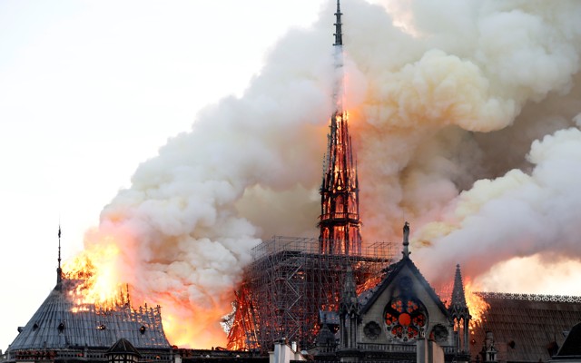 Fire at Notre-Dame cathedral