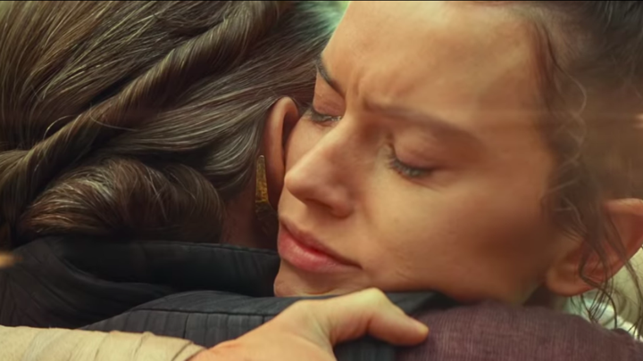 A still from the teaser trailer for "The Rise of Skywalker"