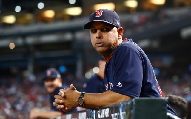 The Boston Red Sox manager Alex Cora