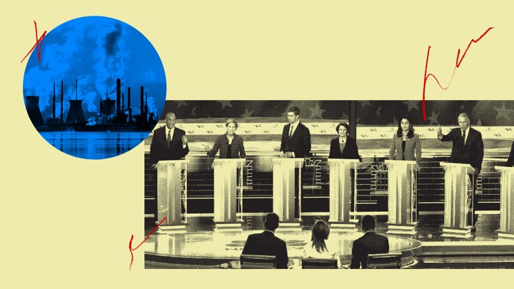 Democratic candidates at the June 26 debate