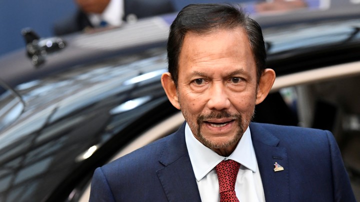 Hassanal Bolkiah, the sultan of Brunei