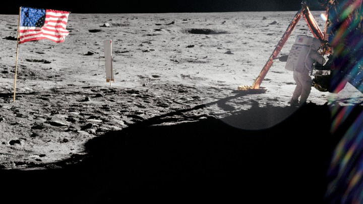 The moon's landscape