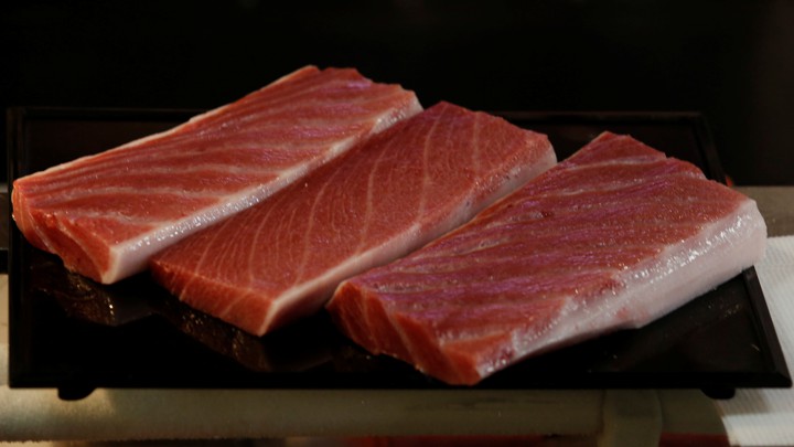 Bluefin tuna steaks