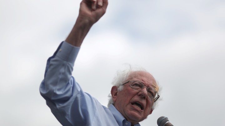 Democratic U.S. 2020 presidential candidate Bernie Sanders speaks at a rally in downtown Los Angeles, California, U.S., March 23, 2019.