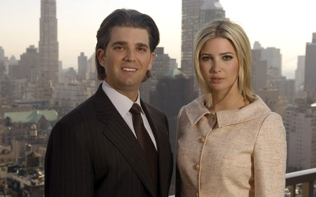 Ivanka Trump and Donald Trump Jr.