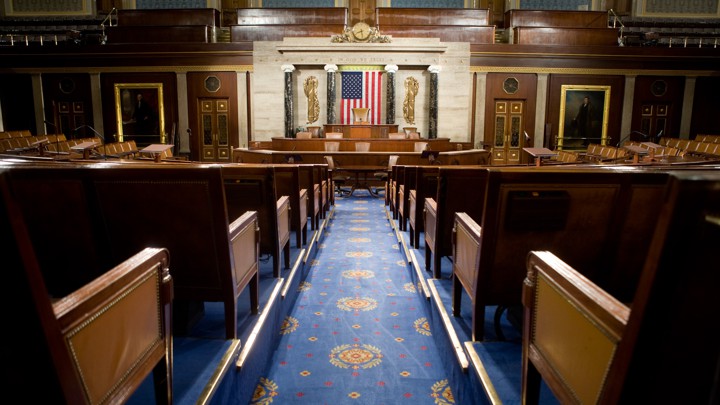 The U.S. House of Representatives chamber