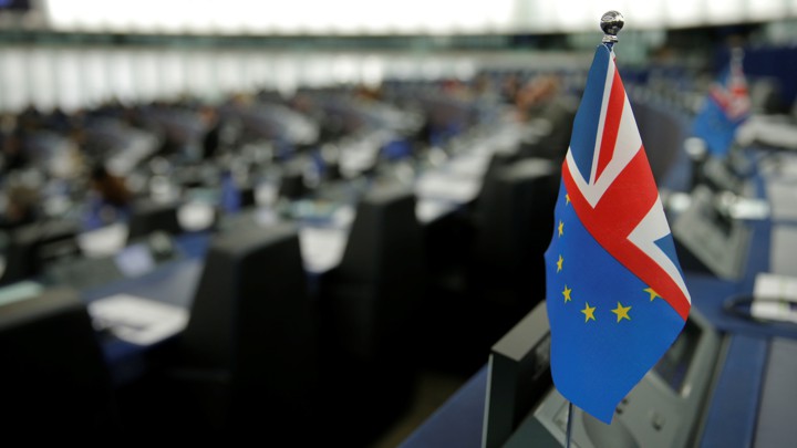 A Britain/Brexit flag
