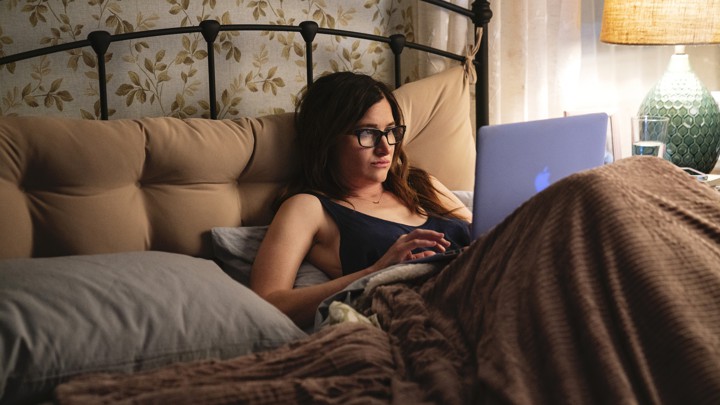 Kathryn Hahn stars as the titular character of the new HBO series "Mrs. Fletcher."
