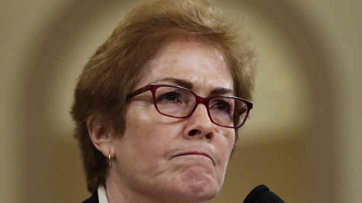 Former U.S. Ambassador to Ukraine Marie Yovanovitch testifies before the House Intelligence Committee.