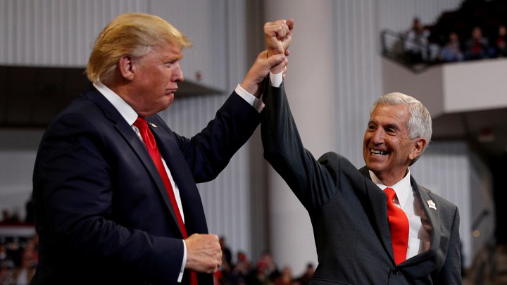 President Donald Trump and Eddie Rispone
