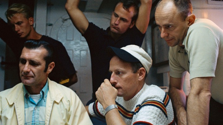 The Apollo 12 astronauts (from left) Dick Gordon, Pete Conrad, and Alan Bean