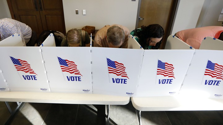 Voters in Mississippi in 2018