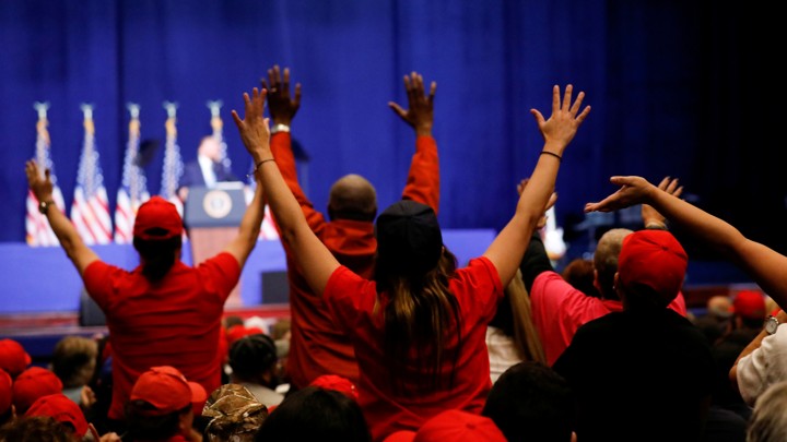 President Trump speaking to evangelical supporters in Miami, Florida on January 3, 2020.