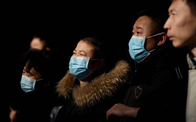 People wearing face masks