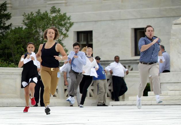 Photos Celebrations Outside The Supreme Court After Same Sex Marriage