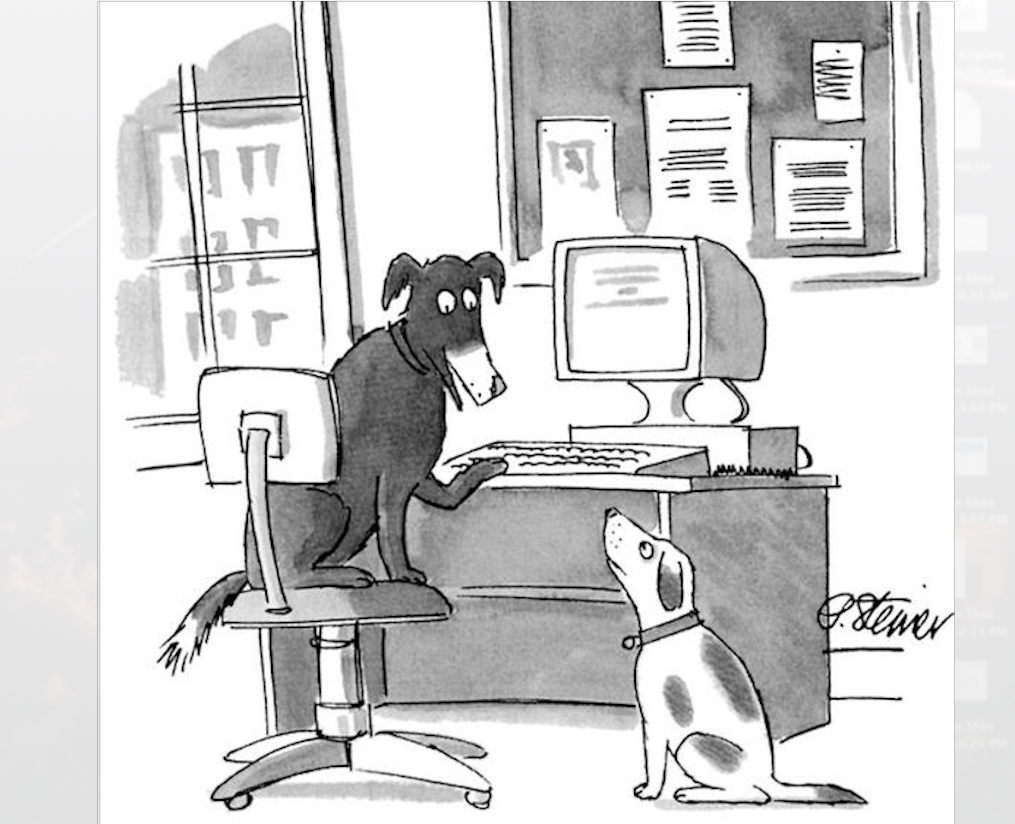 Image result for it's genetic i'm a dog cartoon new yorker