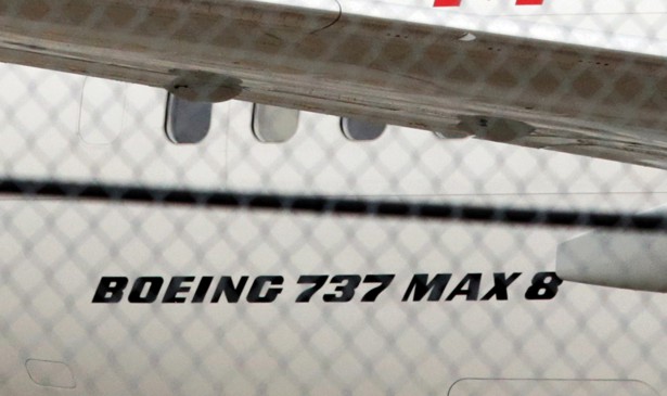An Air Canada Boeing 737 MAX 8 aircraft on the ground on March 13, 2019