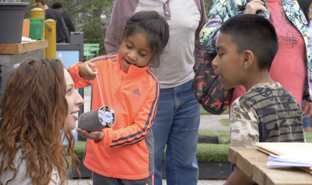 Children at an event put on by the Big Car Collaborative in Indianapolis