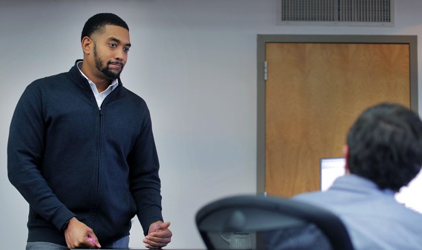 Justin Rushing, advertising director of the online news site The Daily Memphian