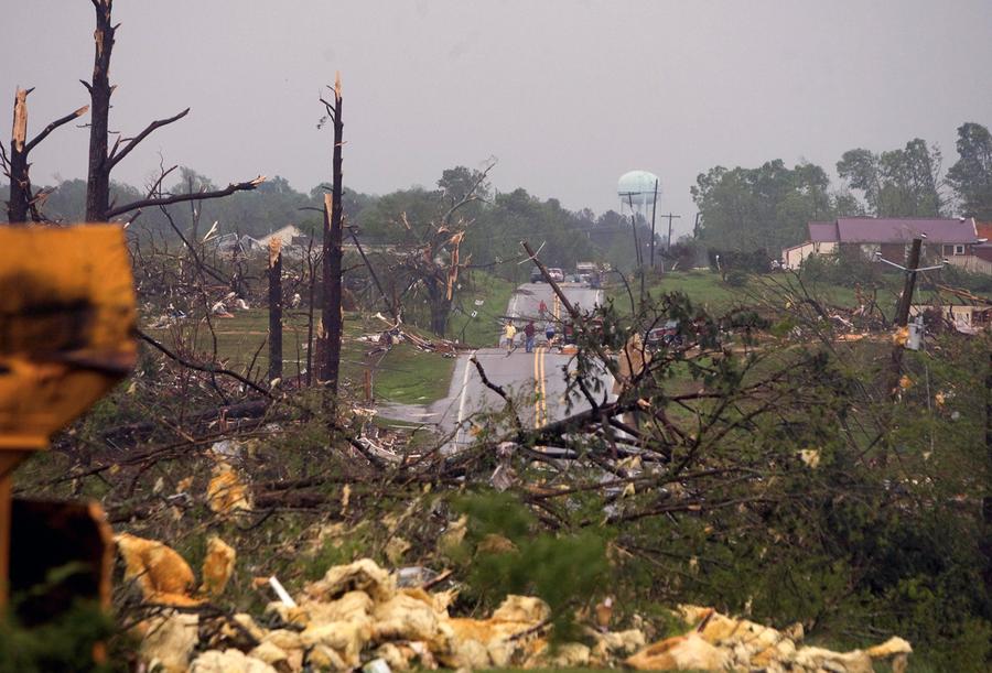 Storms, Tornadoes Devastate the South The Atlantic