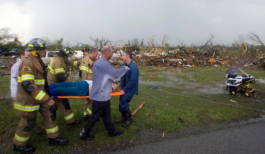 Storms, Tornadoes Devastate the South The Atlantic