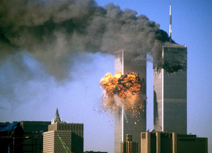 Image result for color images of the 911 towers smoking