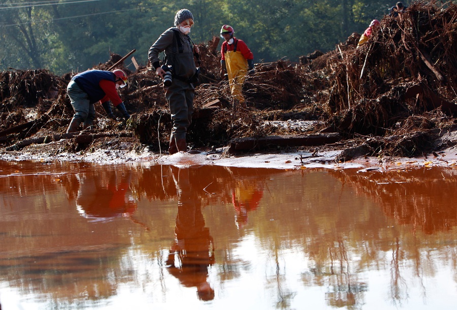 A Flood of Red Sludge, One Year Later - The Atlantic