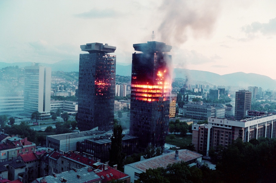 Image result for photo of sarajevo in 1990s civil wars