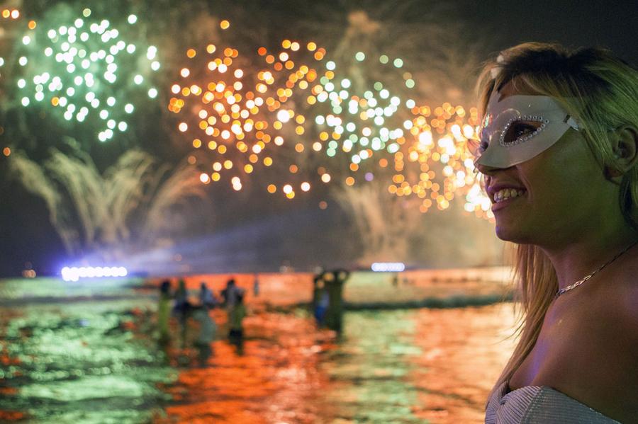 Where is the biggest New Year celebration in the world?