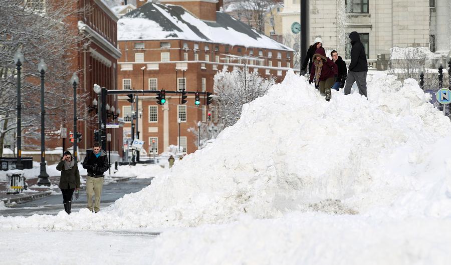 Northeast Slammed by Blizzard The Atlantic