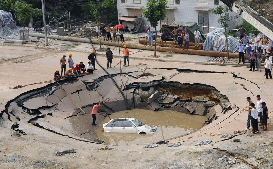 Sinkholes When The Earth Opens Up The Atlantic