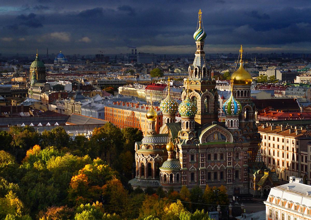 St Petersburg From Above The Atlantic