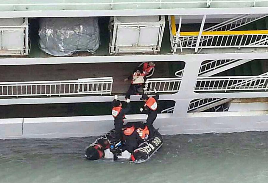 South Korea Ferry Sinks Hundreds Missing The Atlantic