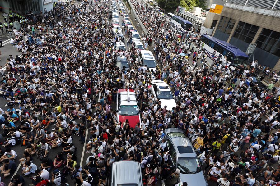 pro demonstration in Hong Kong  ̹ ˻